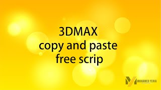 3DMAX copy paste free script