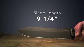 KA BAR Becker BK9 Combat Bowie Knife