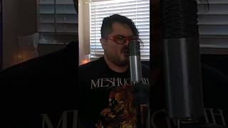 Check out my vocal one-take of my band Vicarious's single "Just Here"! #onetake #metalvocals #shorts