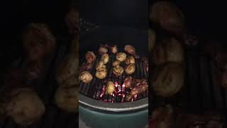 Простой ужин на гриле Big Green Egg | Master Enns #shorts