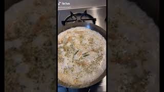 Shrimp 🦐 Pasta in Alfredo Sauce  #seafood #shrimp #foodie #pasta #alfredosauce #foodporn