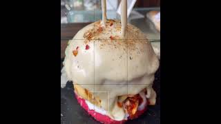 Purple Cheese Burger #streetfoodindia #shortvideo #burger