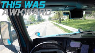 You Won't Believe the CRAZY Delivery I Made as a Trucker! Rookie Trucking Vlog