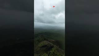 view from karnala fort #shivajimaharaj #fort #monsoon #sahyadri #travel #trekking #peace #rain #raje