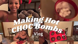 Vlog:  How TO MAKE HOT CHOC |Hot CHOC BOMB| MY FIRST TIME.