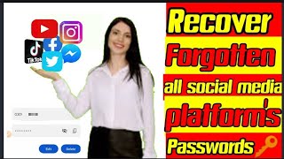 How to recover any social media platform password/Recover all social media accounts passwords #sub