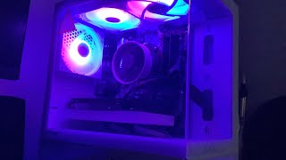 Ryzen 5 5500 / rx6600 Hellhound / white build