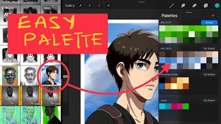 EASY color palettes in Procreate - SHORTS