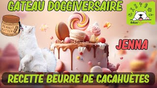 Recette facile : Gâteau pour chien au beurre de cacahuète 🐾🥜