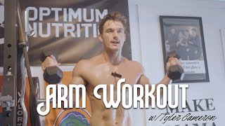 CRAZY ARM WORKOUT with Phil Fit (I COULDN'T MOVE) | Tyler Cameron Workouts