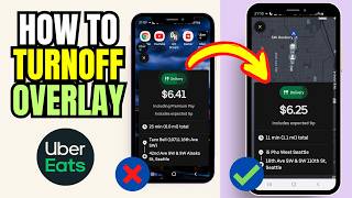 UBER EATS DRIVER - How to Turn Off App Overlay📲 (See Orders Manually!)