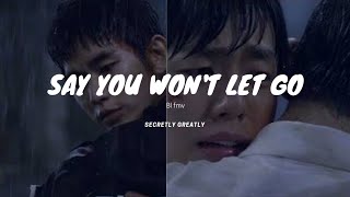 Say You Won't Let Go💕//Bl fmv💕//Secretly Greatly💕//Korean Movie💕