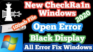 New Checkra1n For iOS 12.3 To iOS 13.3.1 / Black display/Open Error/Hang Pc/Fix All Error