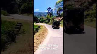 Munnar hill Dangerous jeep drive| Munnar trekking