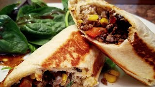 Crispy Southwest Style Burritos - perfect for meal prep!