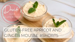 YUMMY and EASY Gluten-free Apricot & Ginger Mousse 🍨🍧 #shorts