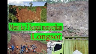 DETIK-DETIK TANAH LONGSOR. NAMUN WARGA TETAP SANTAI