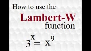 Unlock the Math Mystery Lambert W Function Decoded!