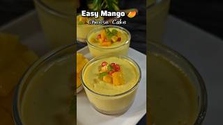 Mango Cheese cake #dessert #recipe #sweetrecipe #mangorecipe #foodie #ytshortsindia #cooking #food