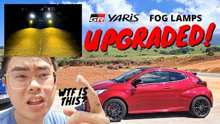 Holes underneath the GR YARIS + SELF DRIVING MODE?? + the BEST FOG LAMP UPGRADE! - (VLOG39)