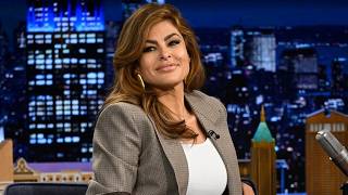 Eva Mendes breaks down in tears while revealing she is trying to stop yelling at her and Ryan