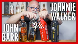 ¿Copias o whiskies diferentes?😱JOHN BARR Red y Black vs JOHNNIE WALKER Red y black | Tito Whisky