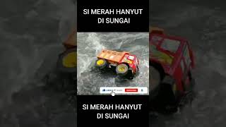 TRUK PASIR HANYUT DISAPU BANJIR !! #Shorts