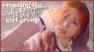 creating a girl group with the shortest kpop idols