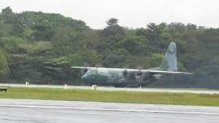 Decolagem c130 Hércules FAB Brasil