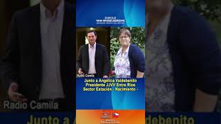 En Radio Camila junto a Angélica Valdebenito, Presidente JJVV Entre Ríos Sector Estación Nacimiento