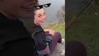 teens try fishing