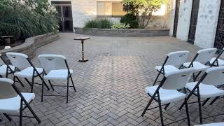 outdoor kabbalat shabbat