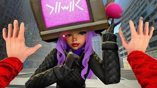 TV Woman Love! 3 vs SKIBIDI Toilets | Garry's Mod | with HealthBars