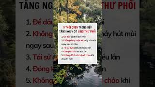 5 Thói quen trong bếp tăng nguy cơ Ung thư phổi #suckhoe #doisong #baihoccuocsong #xuhuong #reels