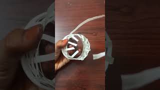 Basket Weaving Full video | #basket #diy #papercup #youtubevideo