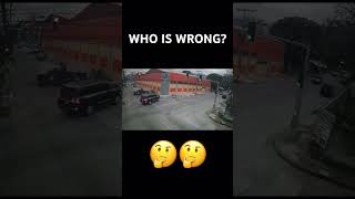 Who is wrong? #carcrashcompilation #crash #carcrashes #carfails #drivingfails #dashcams #driving