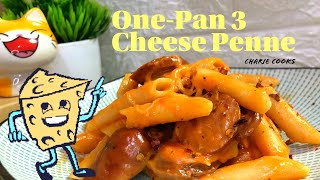 3 Cheese Sausage Penne! Easy to cook!