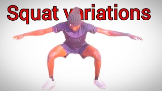 [Squat variations]🔥🏋️‍♀️💪