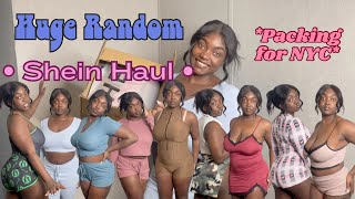 HUGE RANDOM SHEIN TRY ON HAUL | PACKING FOR A NYC TRIP | SIMPLY CINN