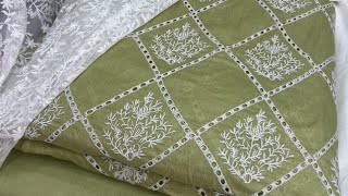 cutwork design with chikankari |summer collection