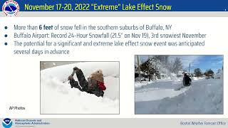 Event Review: November, 2022 Extreme Lake Effect Snows in Western New York