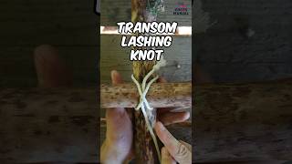 A Very Useful Survival Knot - The Transom Lashing Knot #Shorts #Knots #Survival