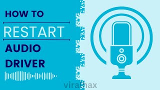 How to Restart Audio Driver in Windows 11 / 10 | Restore Audio Driver | Restart Audio Service ✅