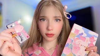 АСМР Макияж для тебя🎀Ты Айдол🧸💗 *звуки для сна* кисточки, помадки ASMR idol makeup *relax*