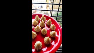 2 Ingredients Recipe of Kaju Modak | काजूचे मोदक  |Cashew Nuts Modak | Modak Recipe #shorts #modak