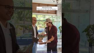 #Darshan Raval's  welcome in the hotel#darshanraval#shorts