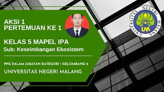 PPL 1 KELAS 5 SD BAB 5, EKOSISTEM SUB MATERI keseimbangan kosistem (PjBL)