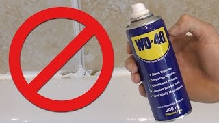 WARNING WD-40 silicone remover FAIL