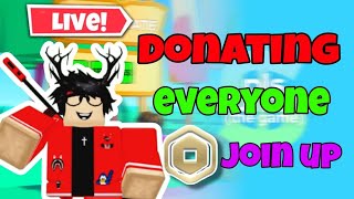 🔴 Roblox Pls Donate LIVE (Giving away 10,000 ROBUX) 🔴 Robux GIVEAWAY