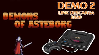 Demons of Asteborg DEMO 2 (2020) | Descarga la ROM de prueba del Futuro bombazo de SEGA MEGADRIVE. 👍